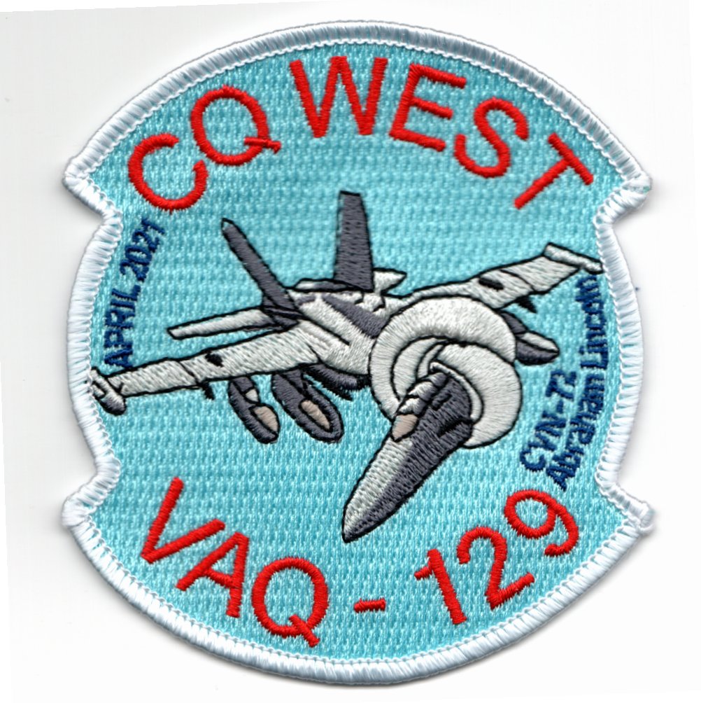 VFA-122 'CQ WEST' Sqdn Patch (Lt Blue)