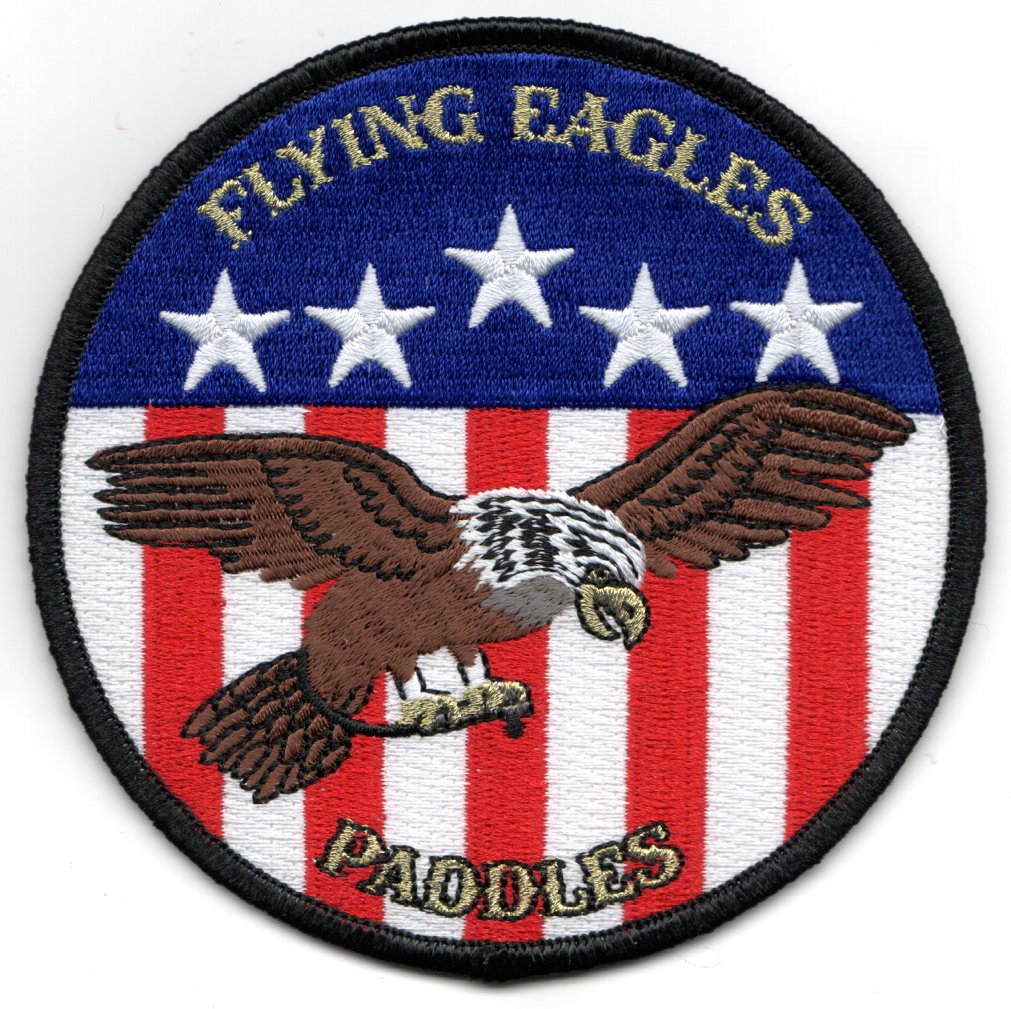 VFA-122 LSO 'PADDLES' Patch (ROUND/R-W-B)