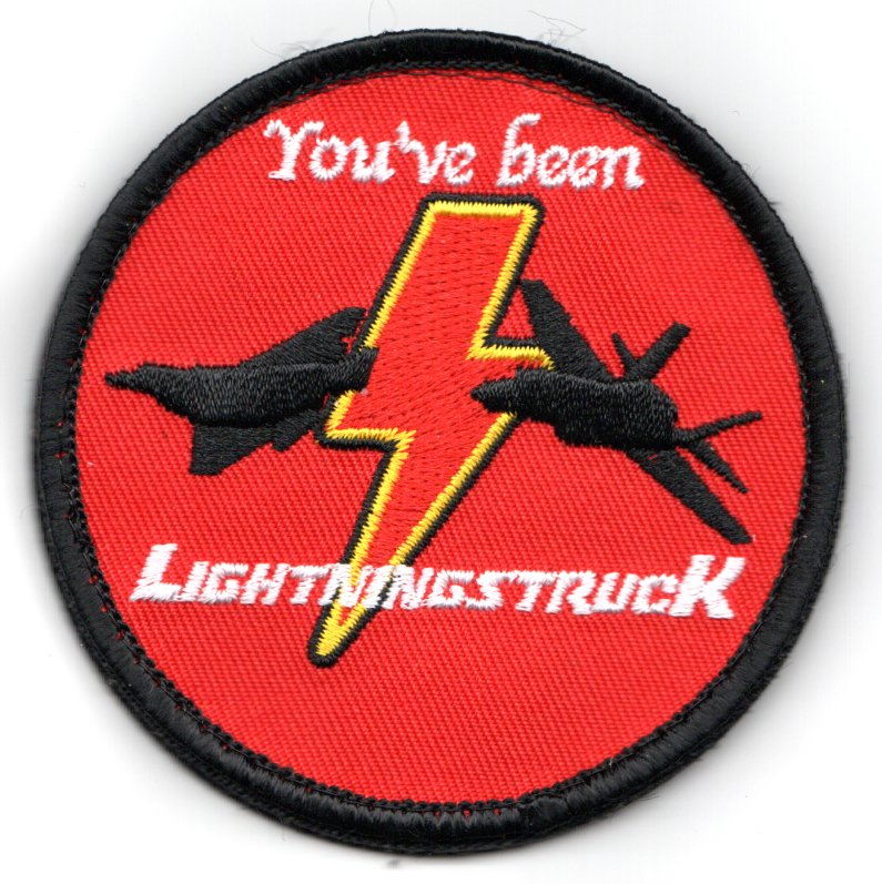 VFA-125 'AC/DC' CQ DET BULLET Patch (Red)
