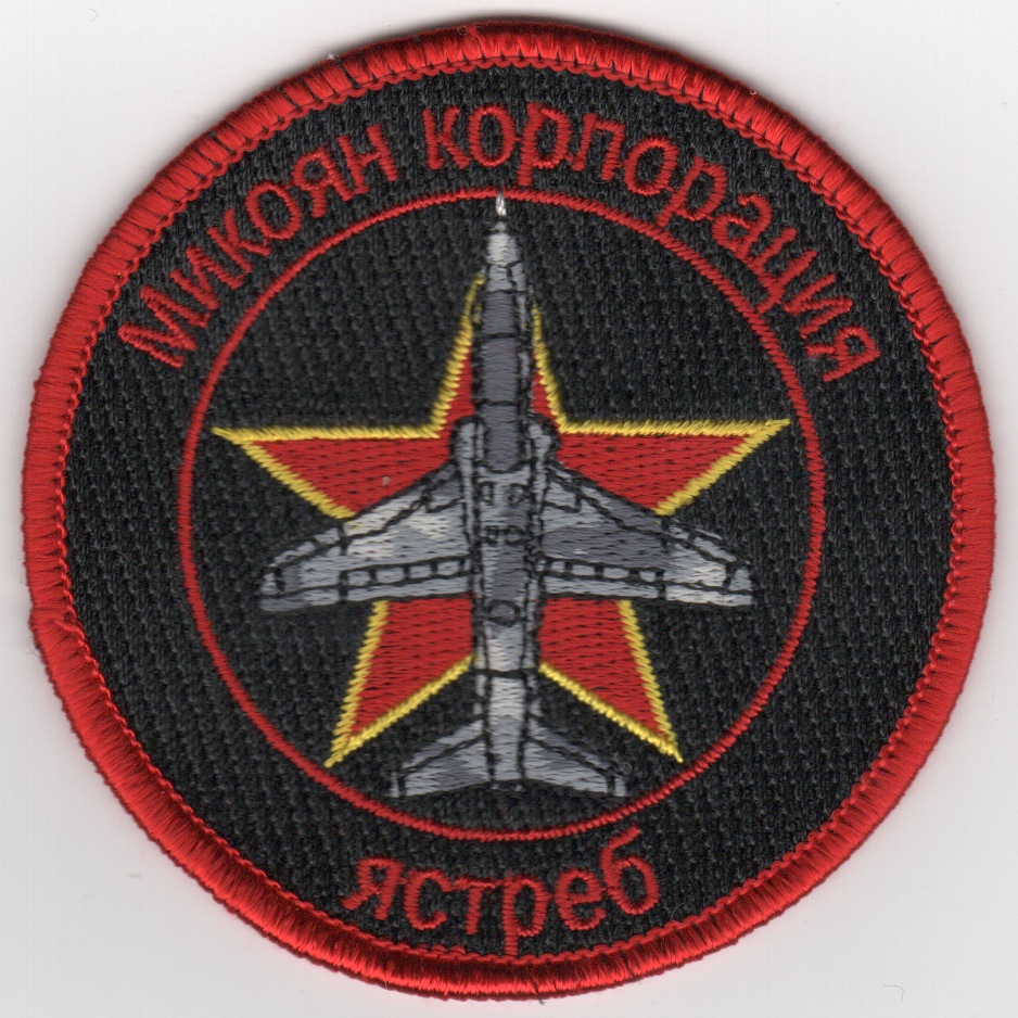 VFA-127 'Cyrillic' Bullet Patch (Round/Red-Blk)