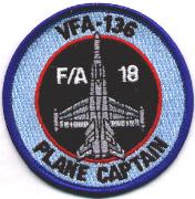 VFA-136 Plane Captain Patch
