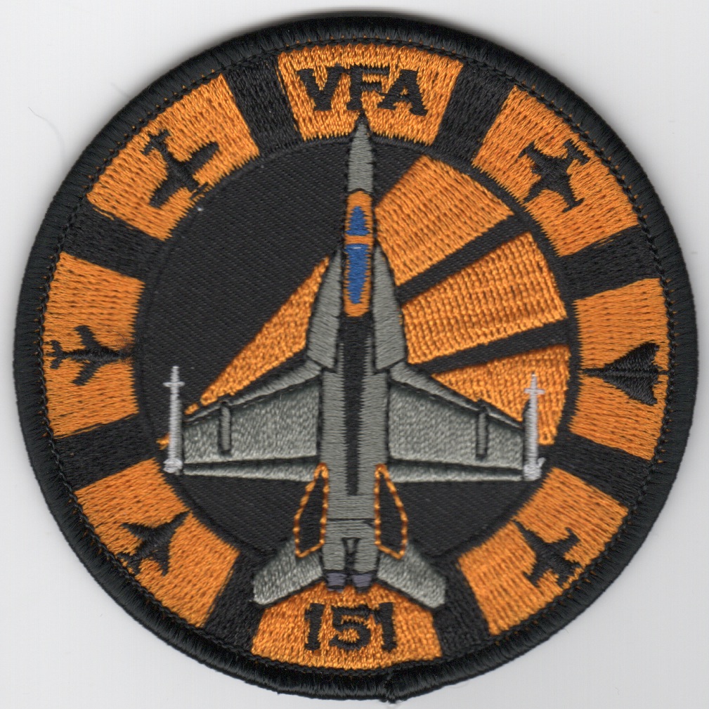 VFA-151 F-18 'Bullet' (Ylw-Blk/AC/Velcro)