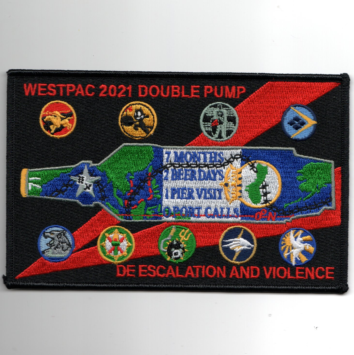 VFA-154 2021 'DOUBLE PUMP' Cruise Patch (Rect)