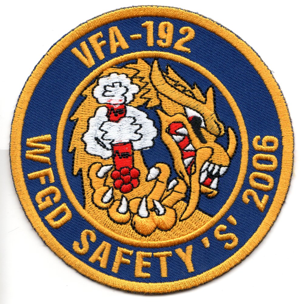 VFA-192 2006 *Safety 'S'* Patch