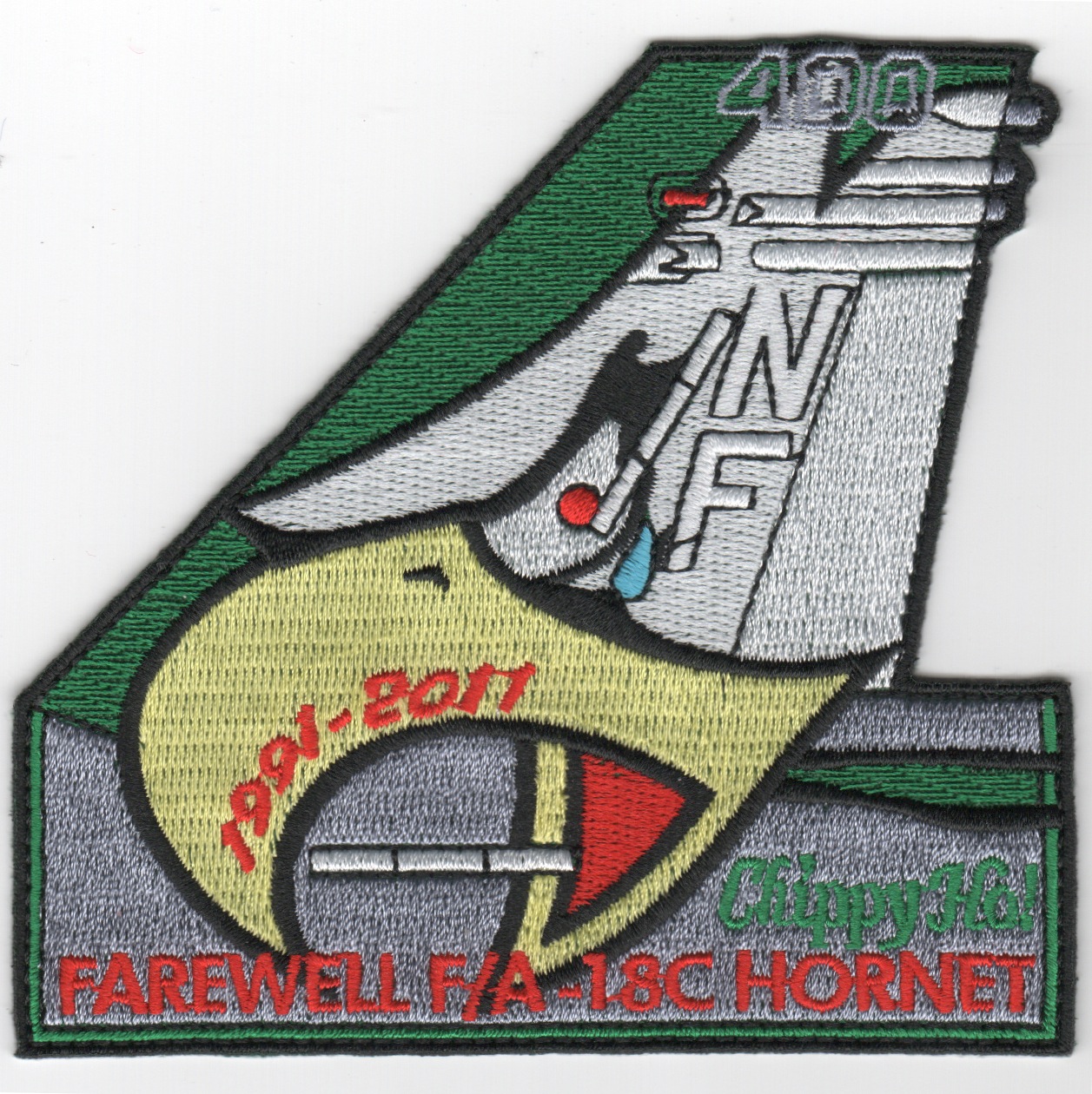 VFA-195 'Farewell to F/A-18C' Tail Fin