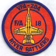 VFA-204 Aircraft Bullet (Orange/Blue)
