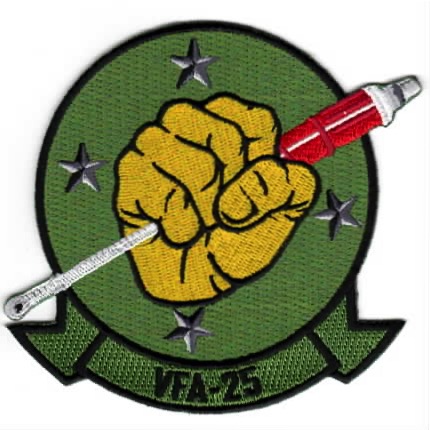 VFA-25 *SPECIALTY* Patch (LAUNCH/Green)