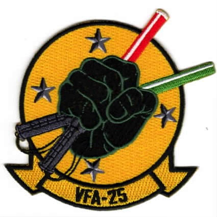 VFA-25 *SPECIALTY* Patch (TAXI/Yellow)