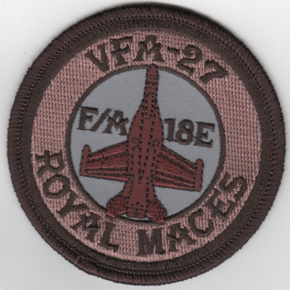VFA-27 A/C Patch (Round/Des)