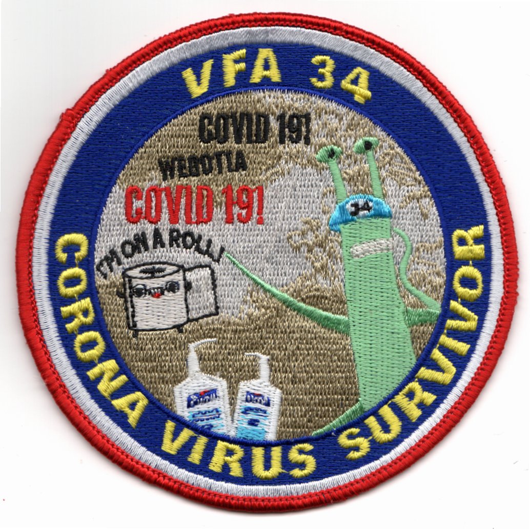 VFA-34 2020 'CORONA VIRUS SURVIVOR'