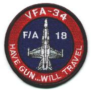 VFA-34 Aircraft 'Bullet' Patch