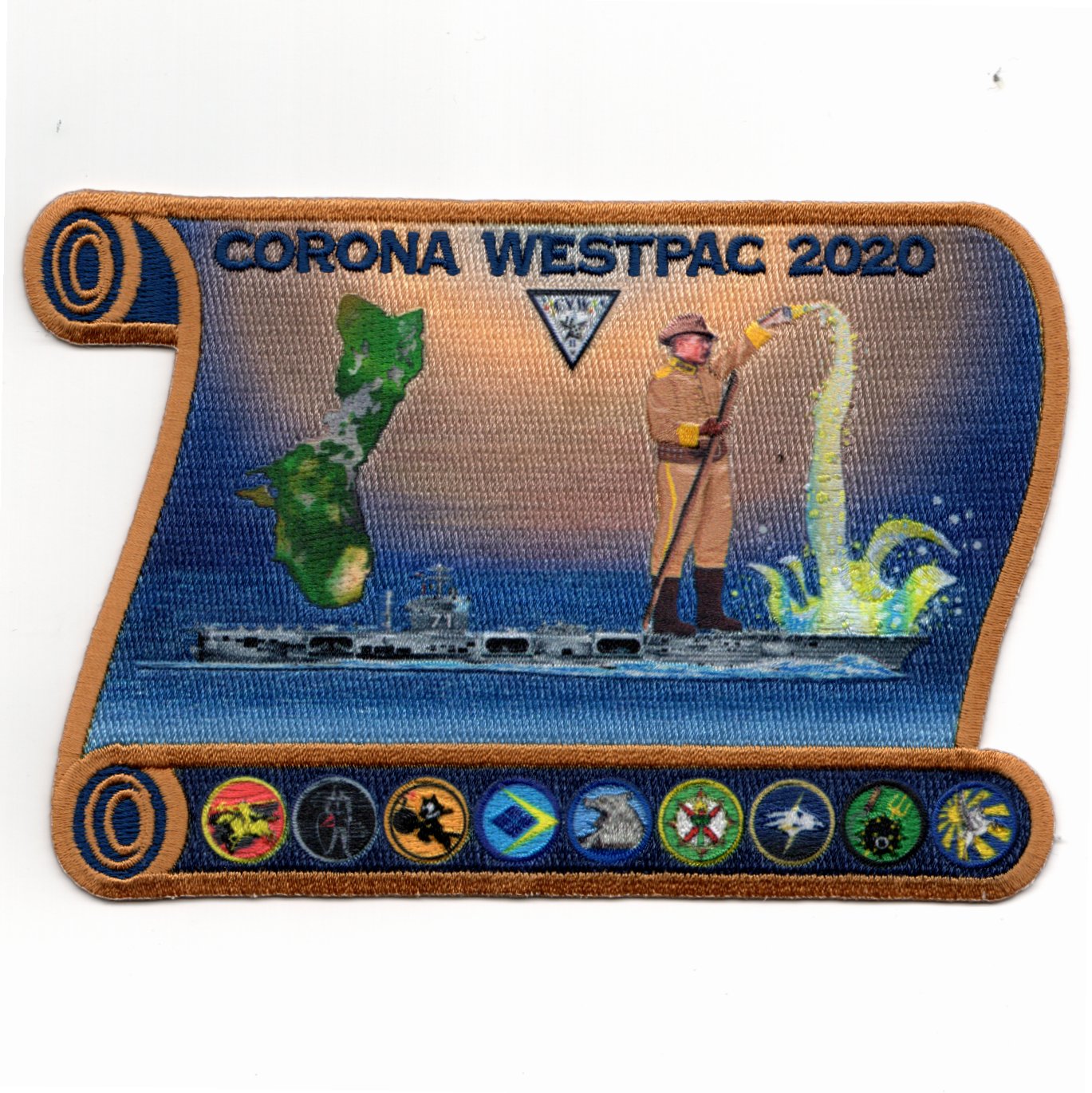VFA-87/CVW-9 2020 WESTPAC 'SCROLL' Patch (NO CO)