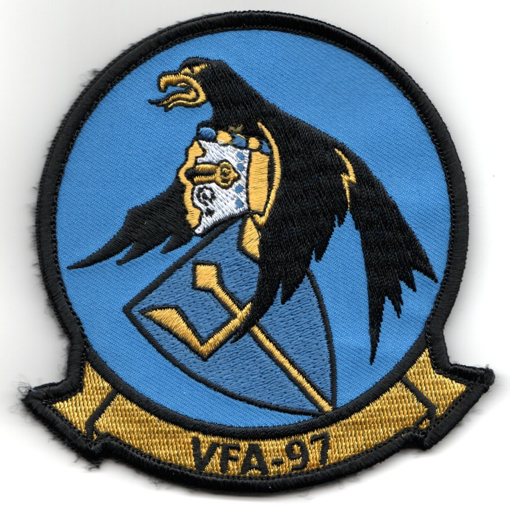 VFA-97 Squadron Patch (F-35/Light Blue)