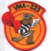 VMA-223 Boxing Bulldog Patch