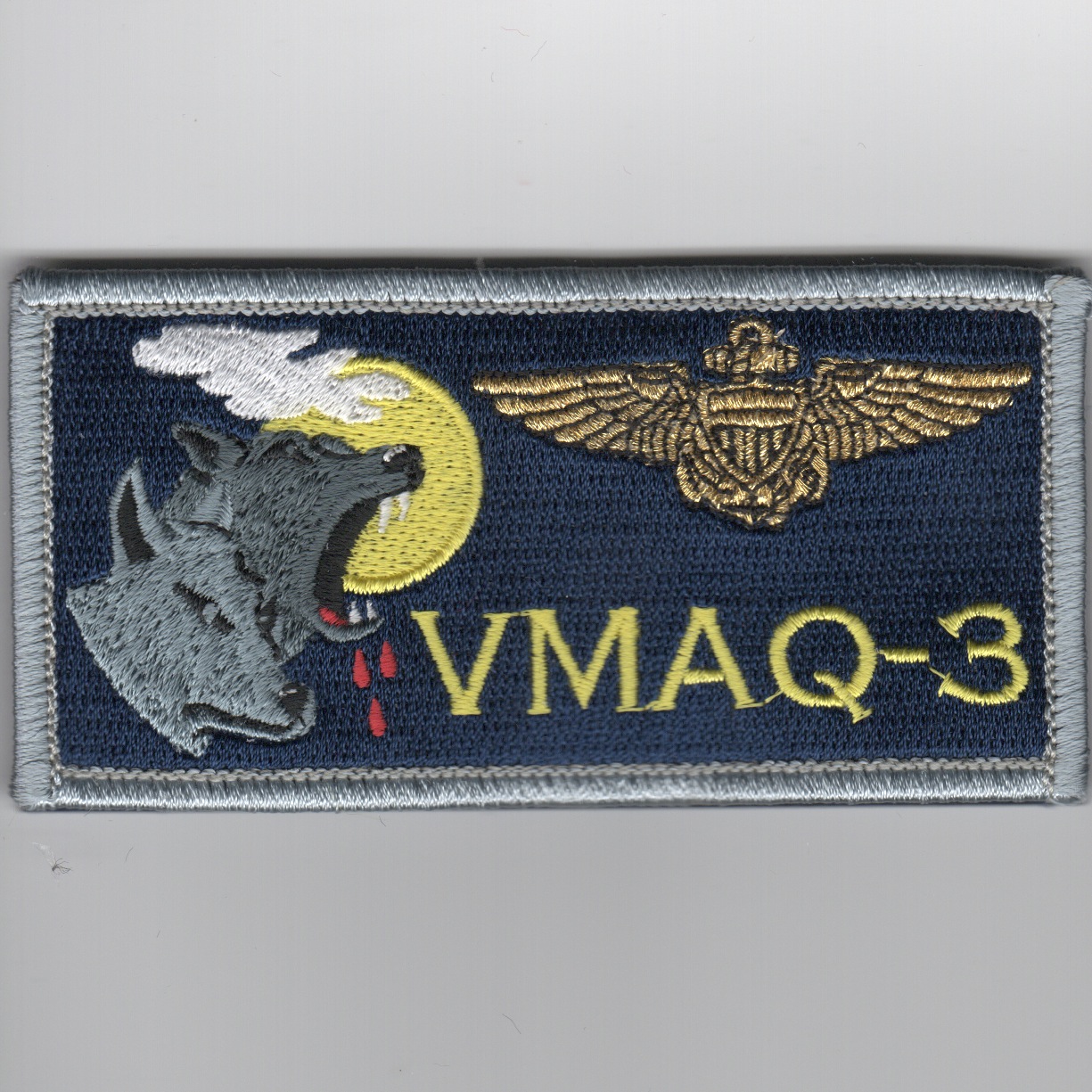 'VMAQ-3' Pilot Nametag (Blue)