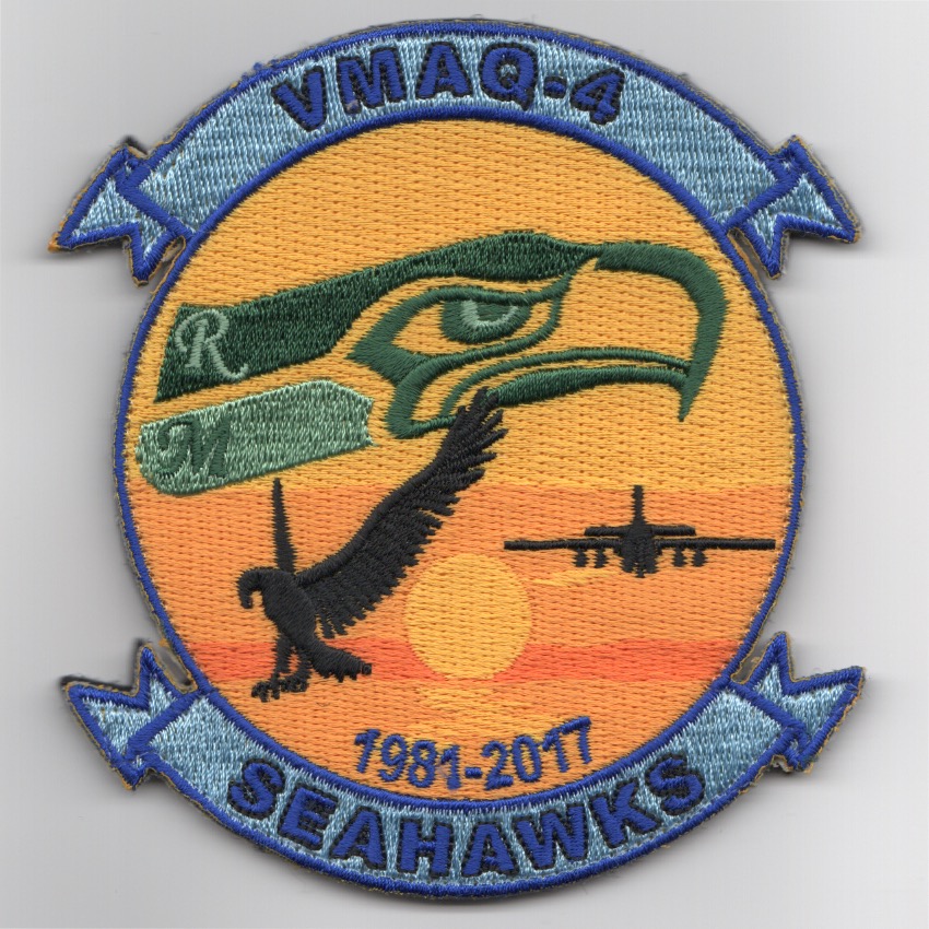 VMAQ-4 'Decommission' Squadron Patch