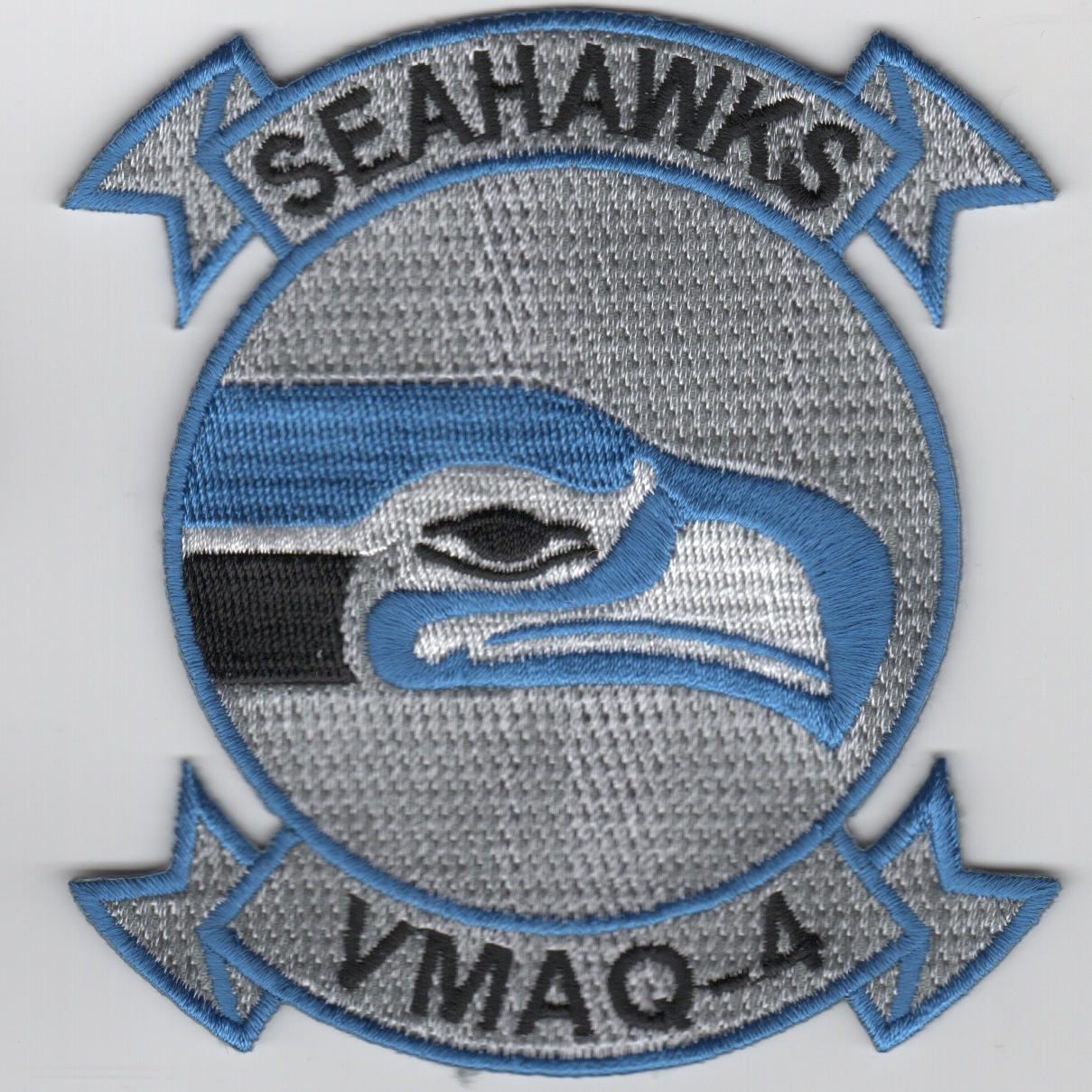 VMAQ-4 'Seahawk' Squadron Patch (Blue/Gray)