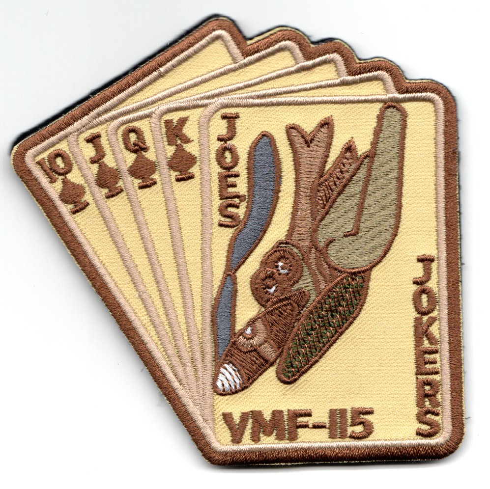 VMF-115 *JOE'S JOKERS* Patch (Desert/V)
