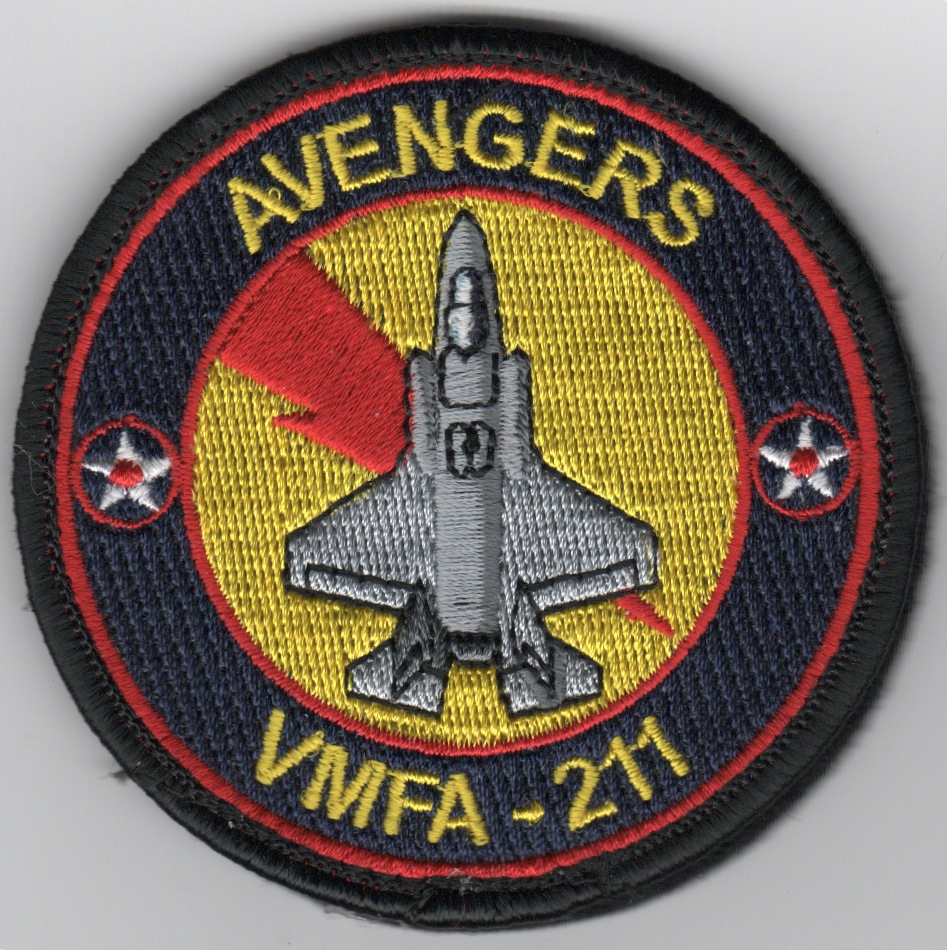 VMFA-211 F-35 A/C 'Bullet' (Ylw/Blk-Velcro)