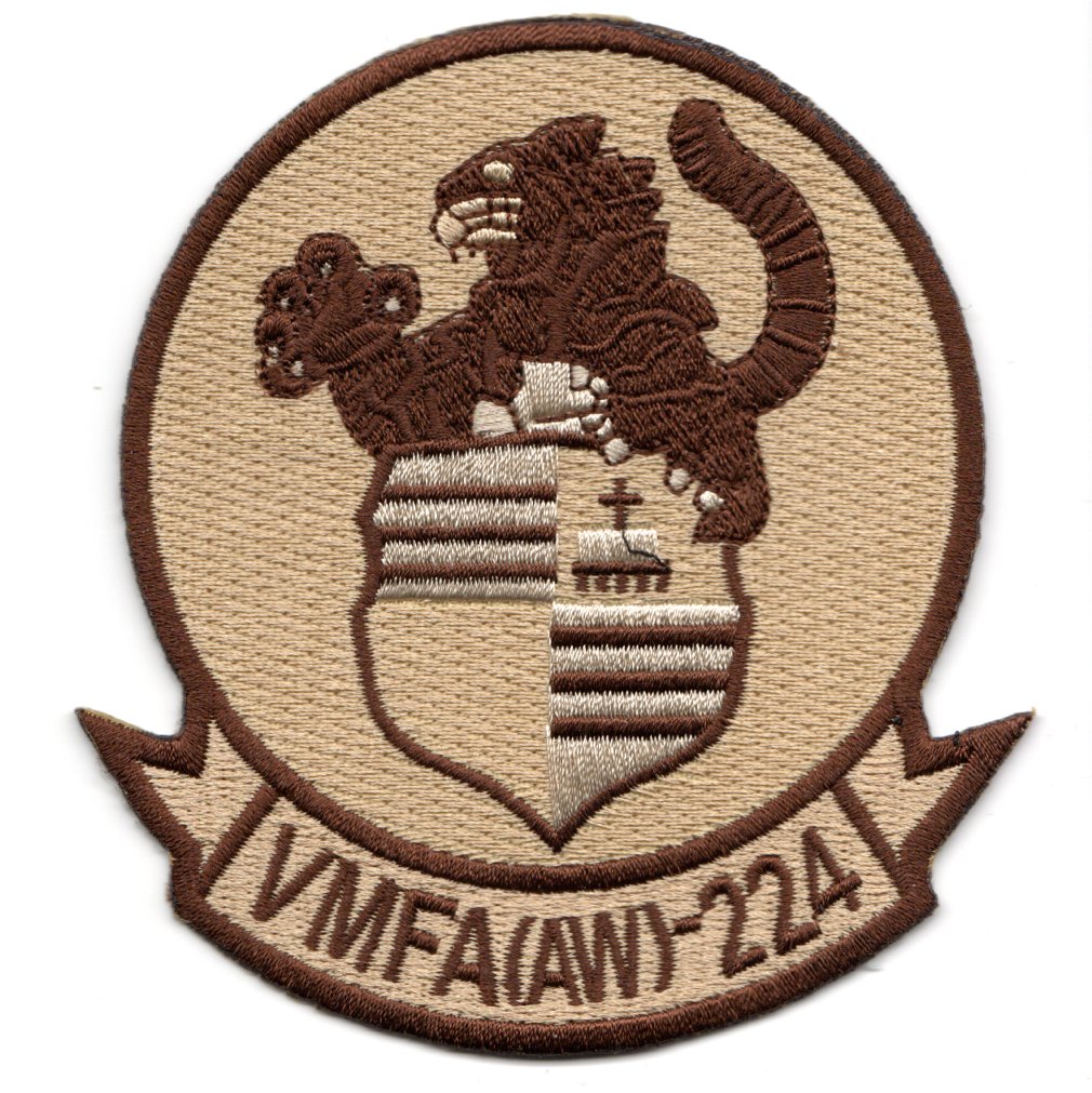 VMFA(AW)-224 Squadron Patch (4-in/Des)