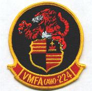 VMFA(AW)-224 Squadron Patch (3.5-in)