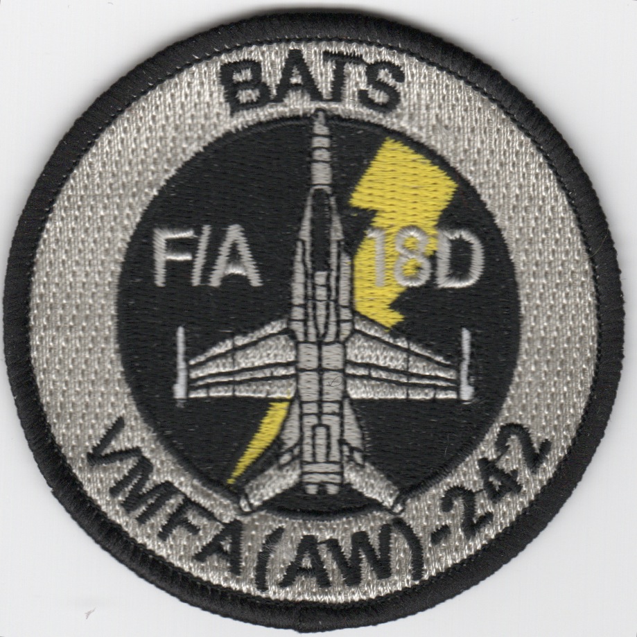 VMFA(AW)-242 F-18 'Bullet' (Gray/Velcro)