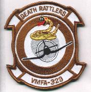 VMFA-323 Squadron Patch (White)