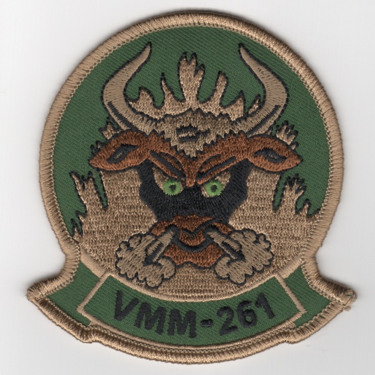 VMM-261 Squadron Patch (Des/ODG)