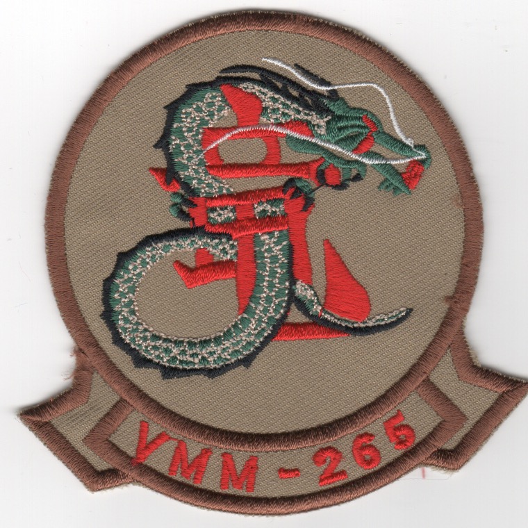 VMM-265 Squadron (Des/Red Letters/Korean/No 'REIN')