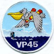 VP-45 Squadron Patch (White Border)