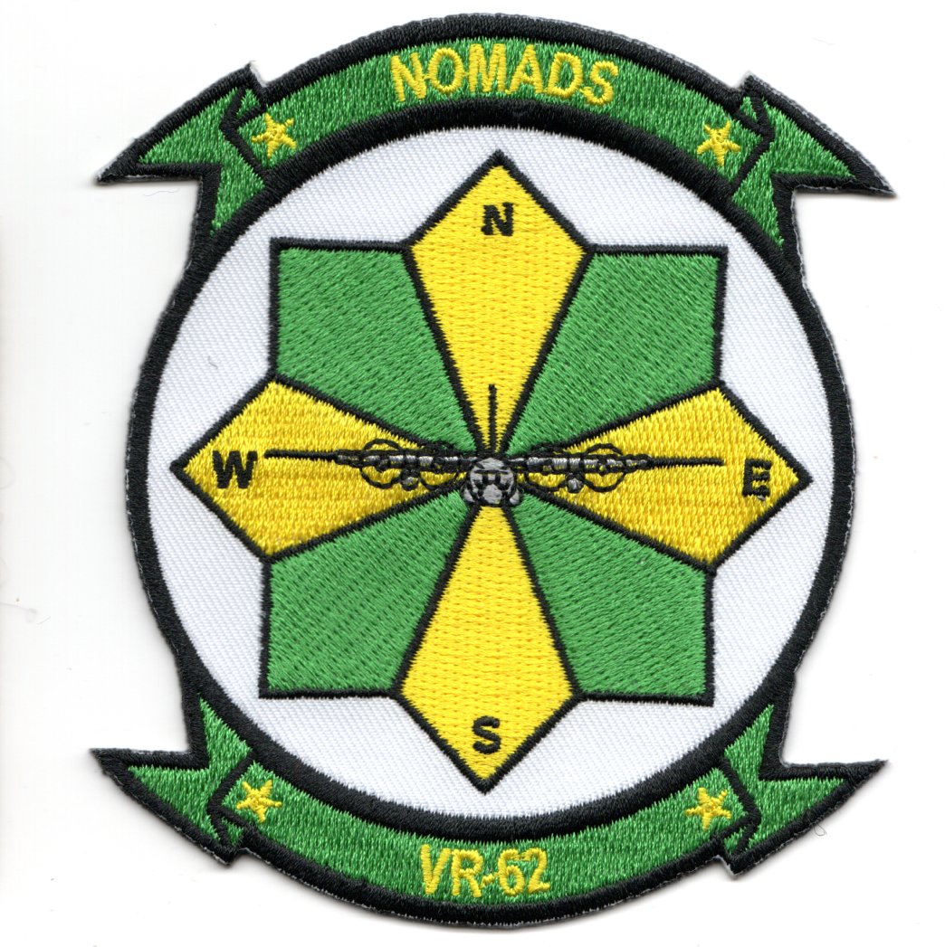 VR-62 Squadron Patch (Green/Yellow)