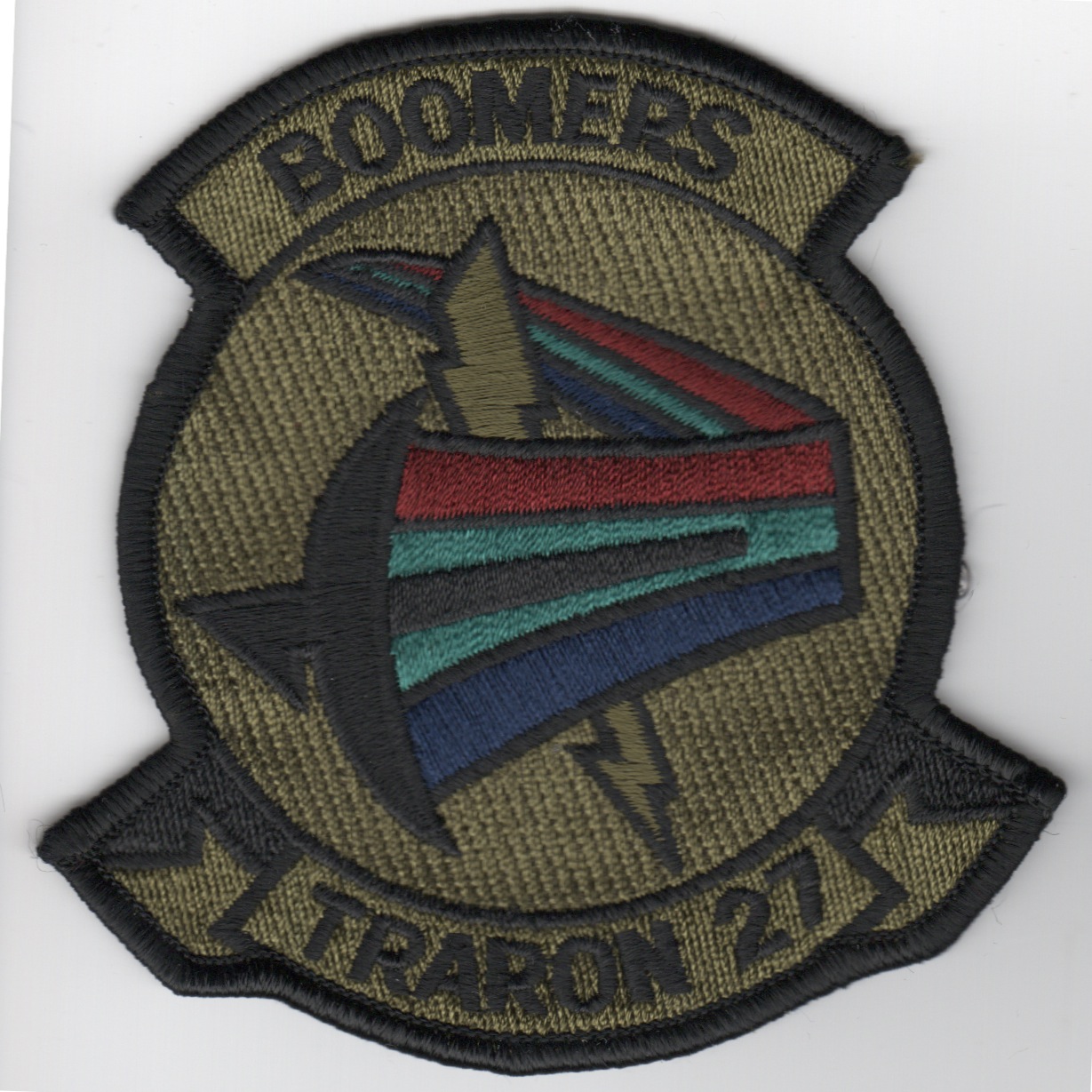 TRARON 27 BOOMERS OD GREEN STANDARD CHEST PATCH 