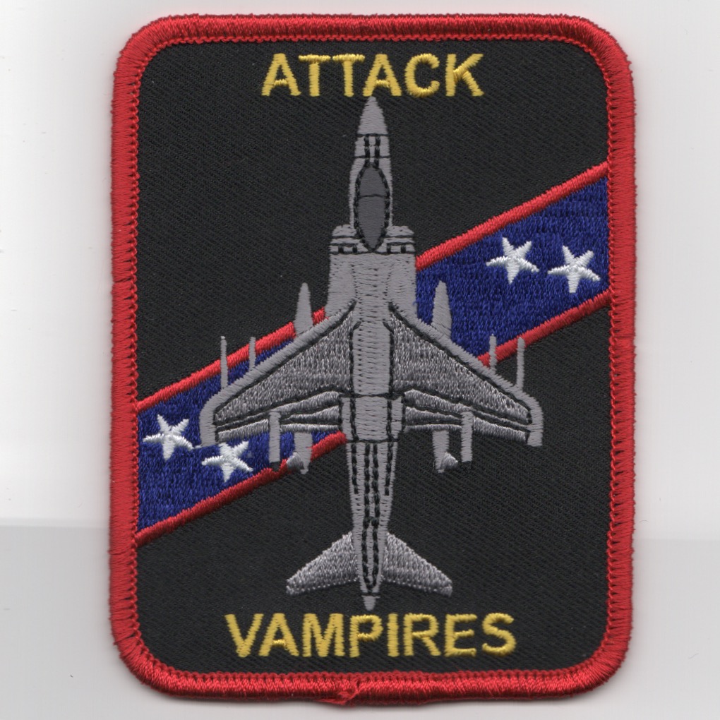 VX-9 VAMPIRES EF-18 GROWLER US NAVY Flight Test Squadron Bullet Patch