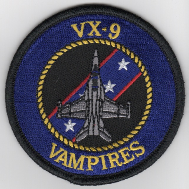VX-9 VAMPIRES EF-18 GROWLER US NAVY Flight Test Squadron Bullet Patch
