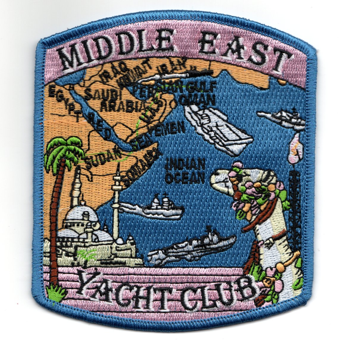 MIDDLE EAST Yacht Club (Blue/Pink)