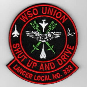 F-15E WING WSO UNION Patches