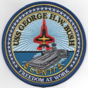 CVN-77 Carrier & Cruise Patches