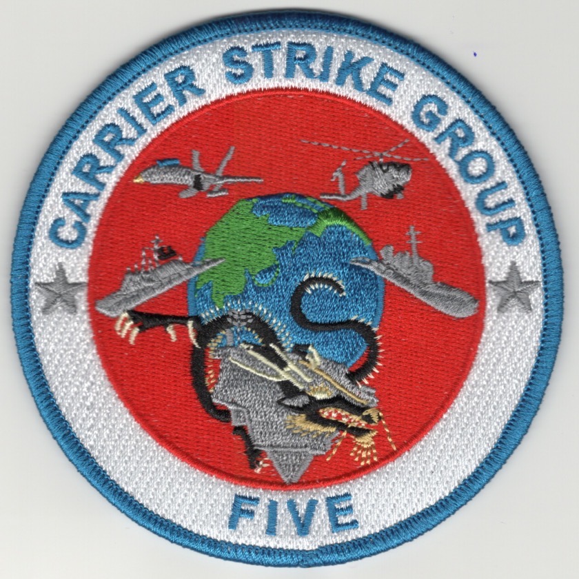 CARRIER STRIKE GROUP FIVE Patches